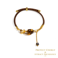 DIY Elliptical Tiger's Eye Bracelet