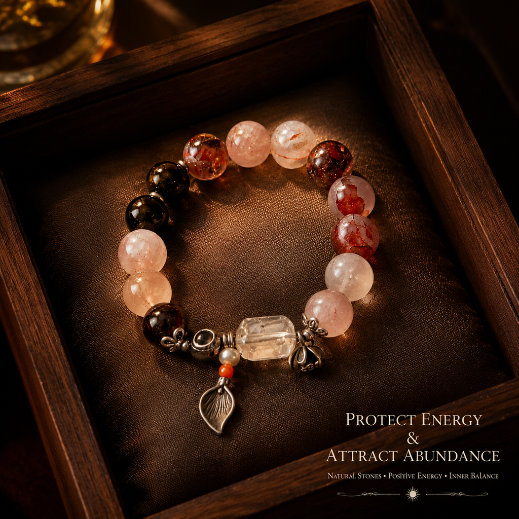 Red glue crystal bracelet