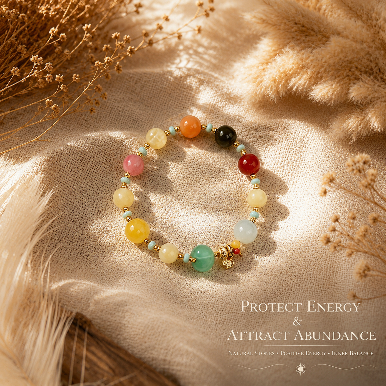 Multicolor Gemstone Bracelet