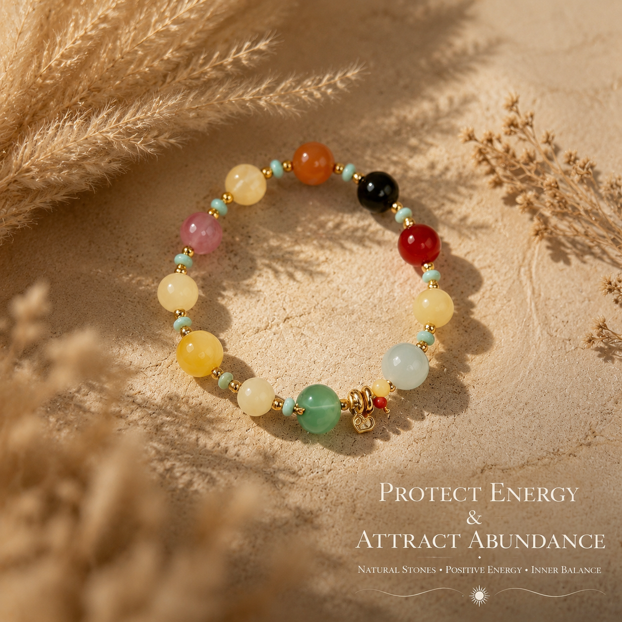 Multicolor Gemstone Bracelet