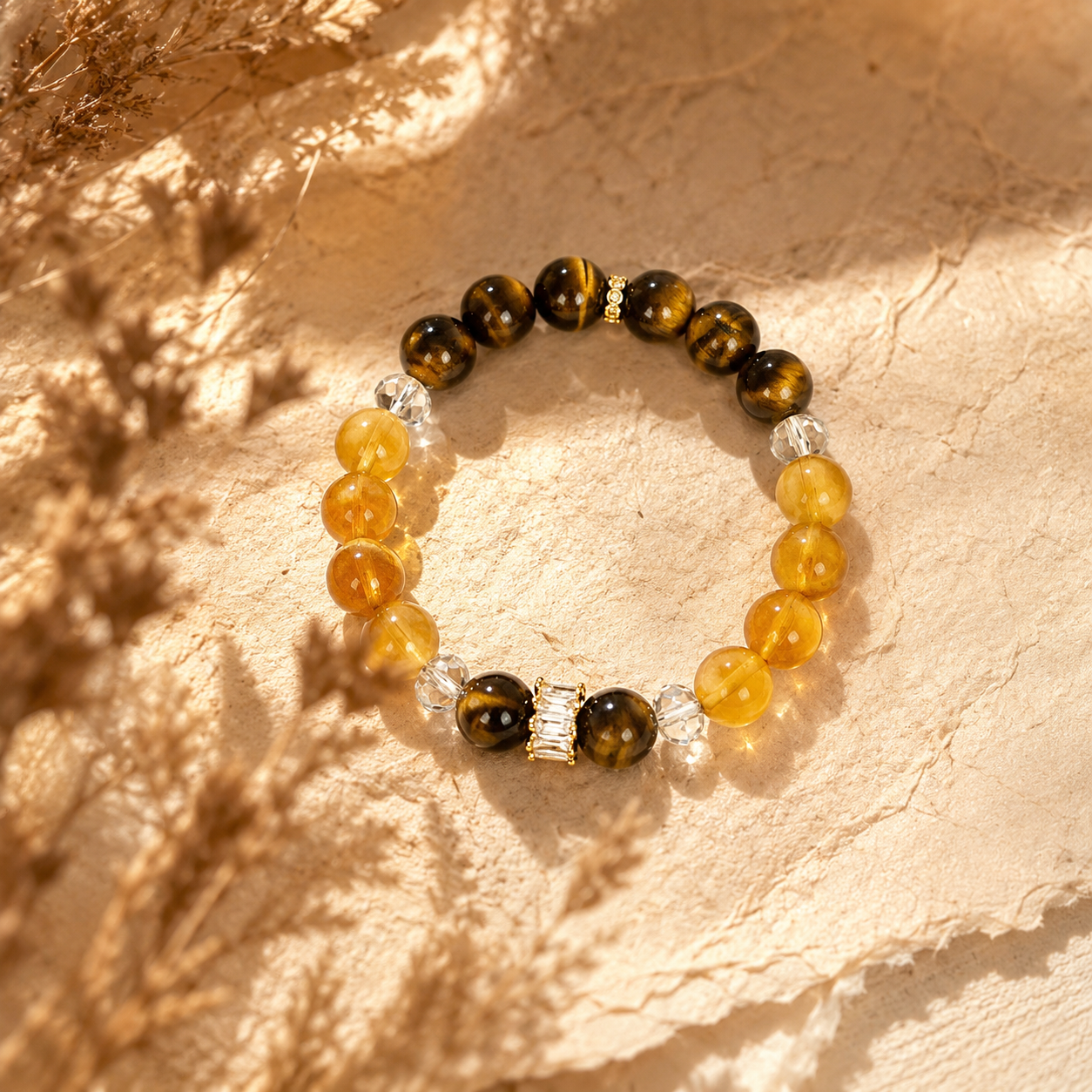 Tiger Eye Citrine Bracelet