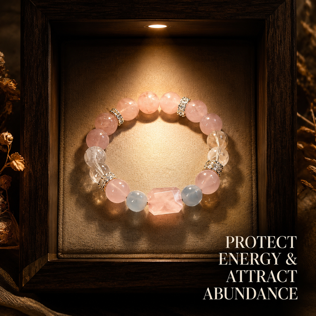 Icy Pink Glazed Bracelet