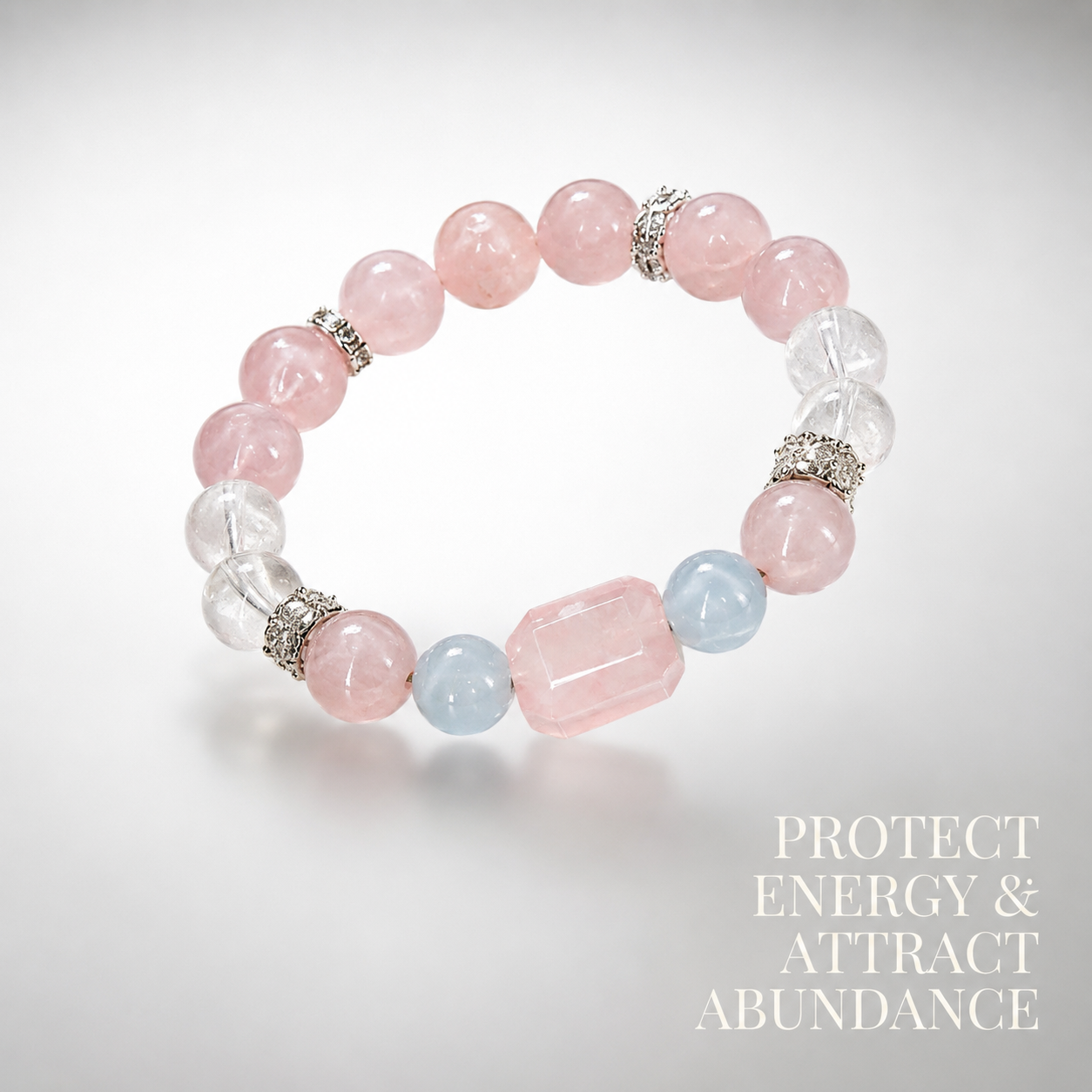Icy Pink Glazed Bracelet