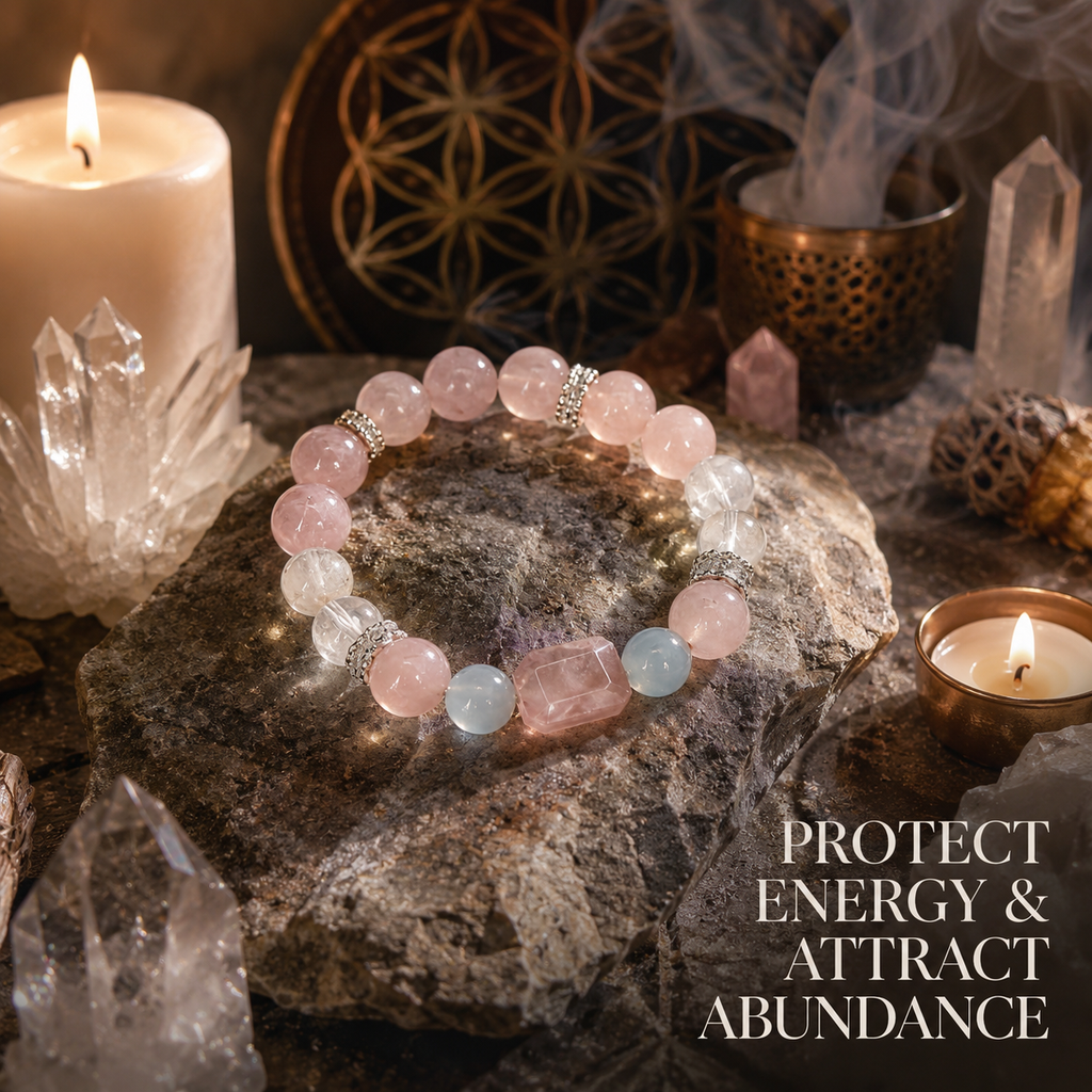 Icy Pink Glazed Bracelet