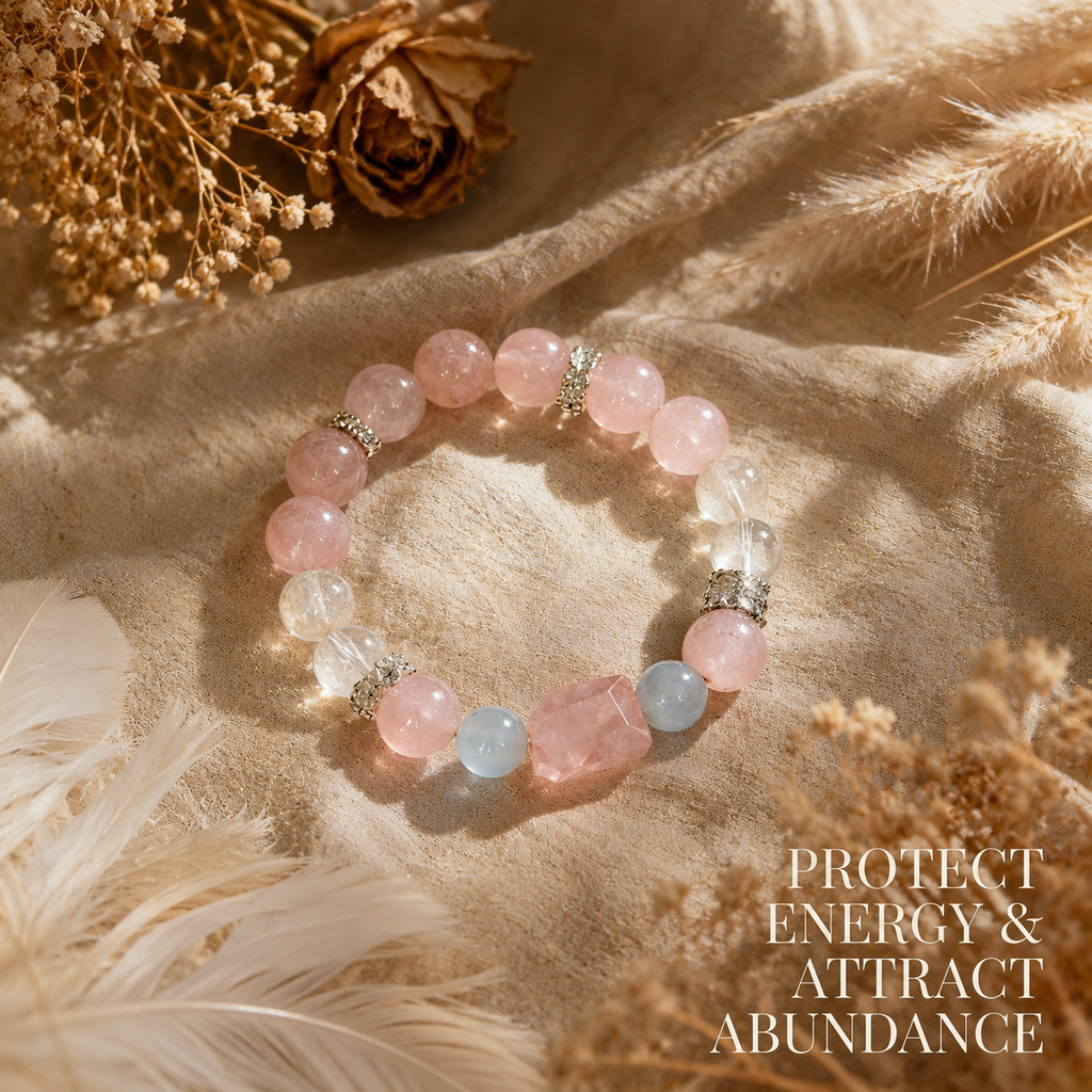 Icy Pink Glazed Bracelet