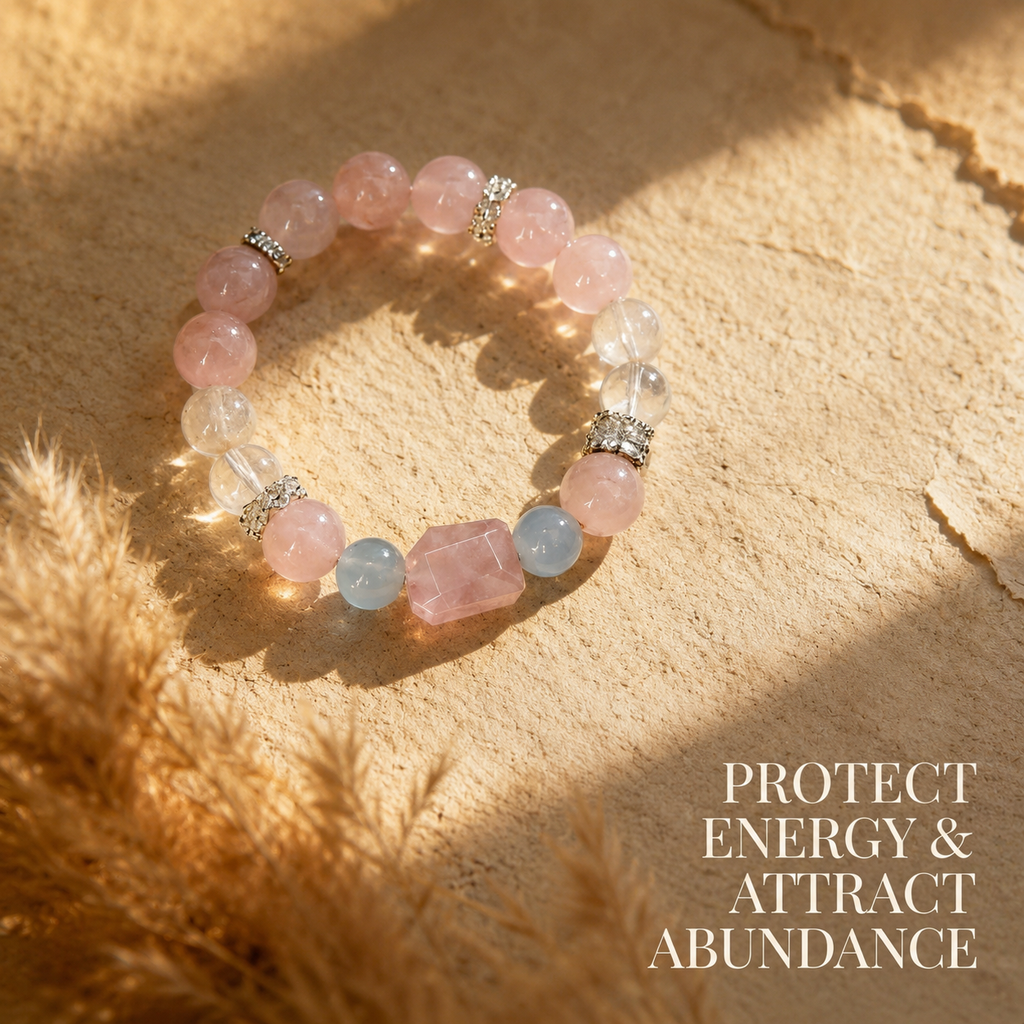 Icy Pink Glazed Bracelet