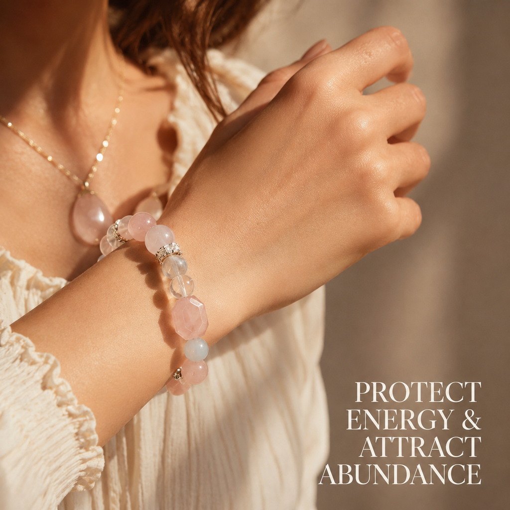 Icy Pink Glazed Bracelet