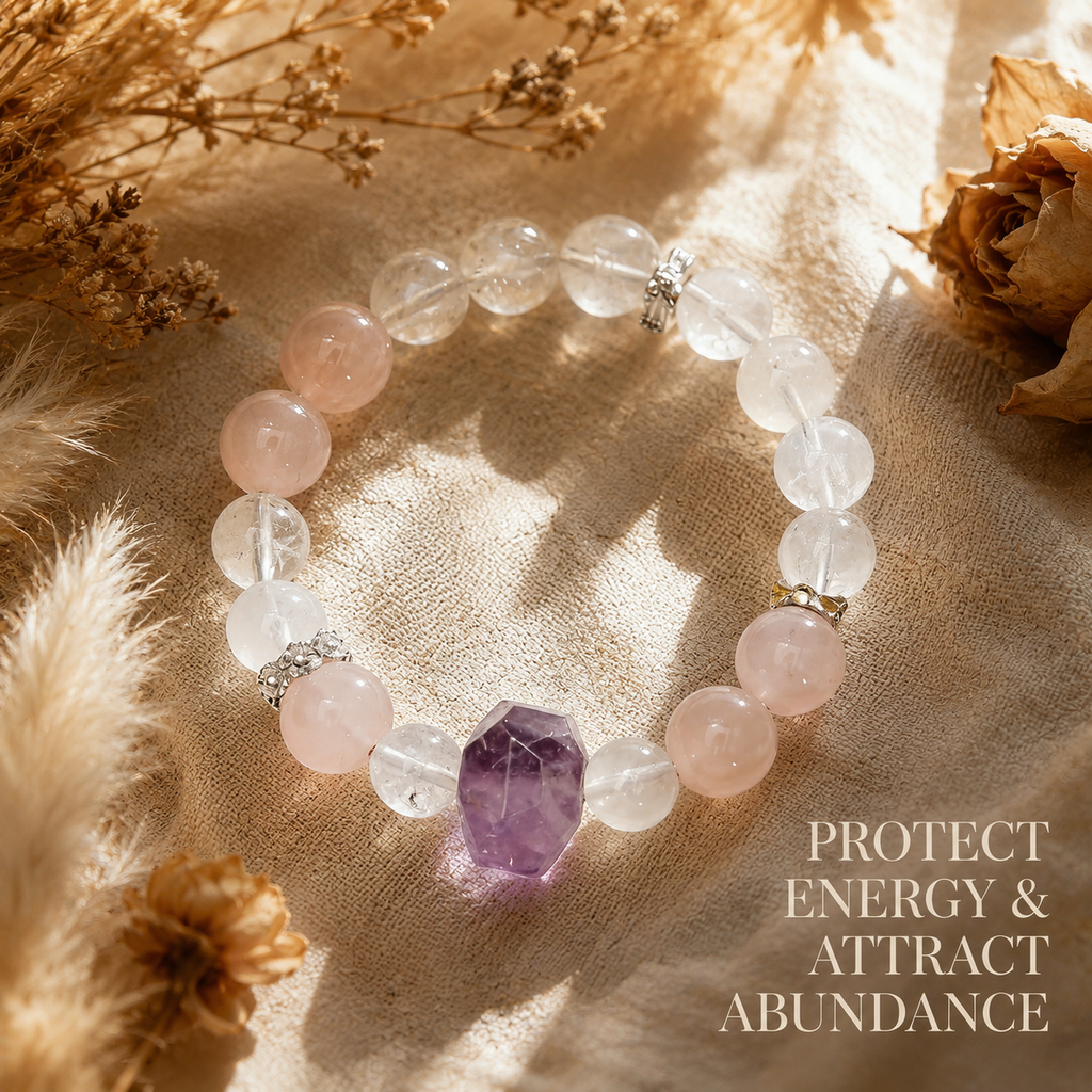 Misty Pink Amethyst Bracelet