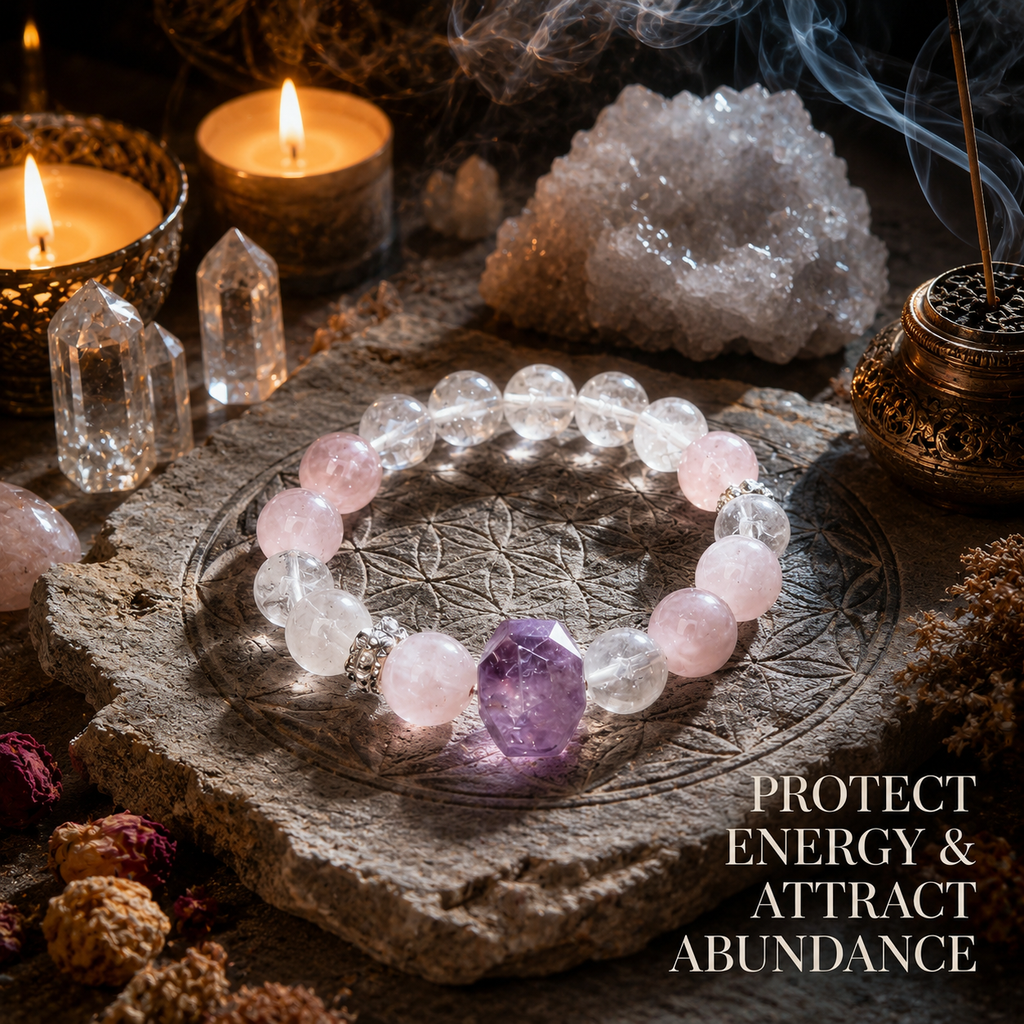 Misty Pink Amethyst Bracelet