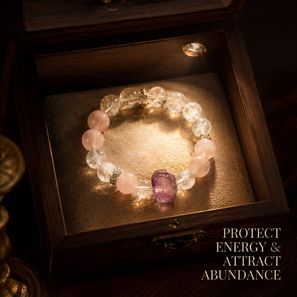 Misty Pink Amethyst Bracelet
