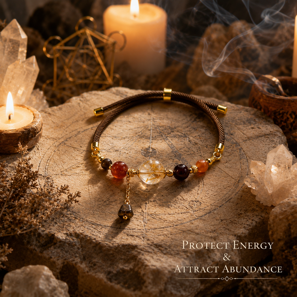 Rutilated Quartz Bracelet / DIY