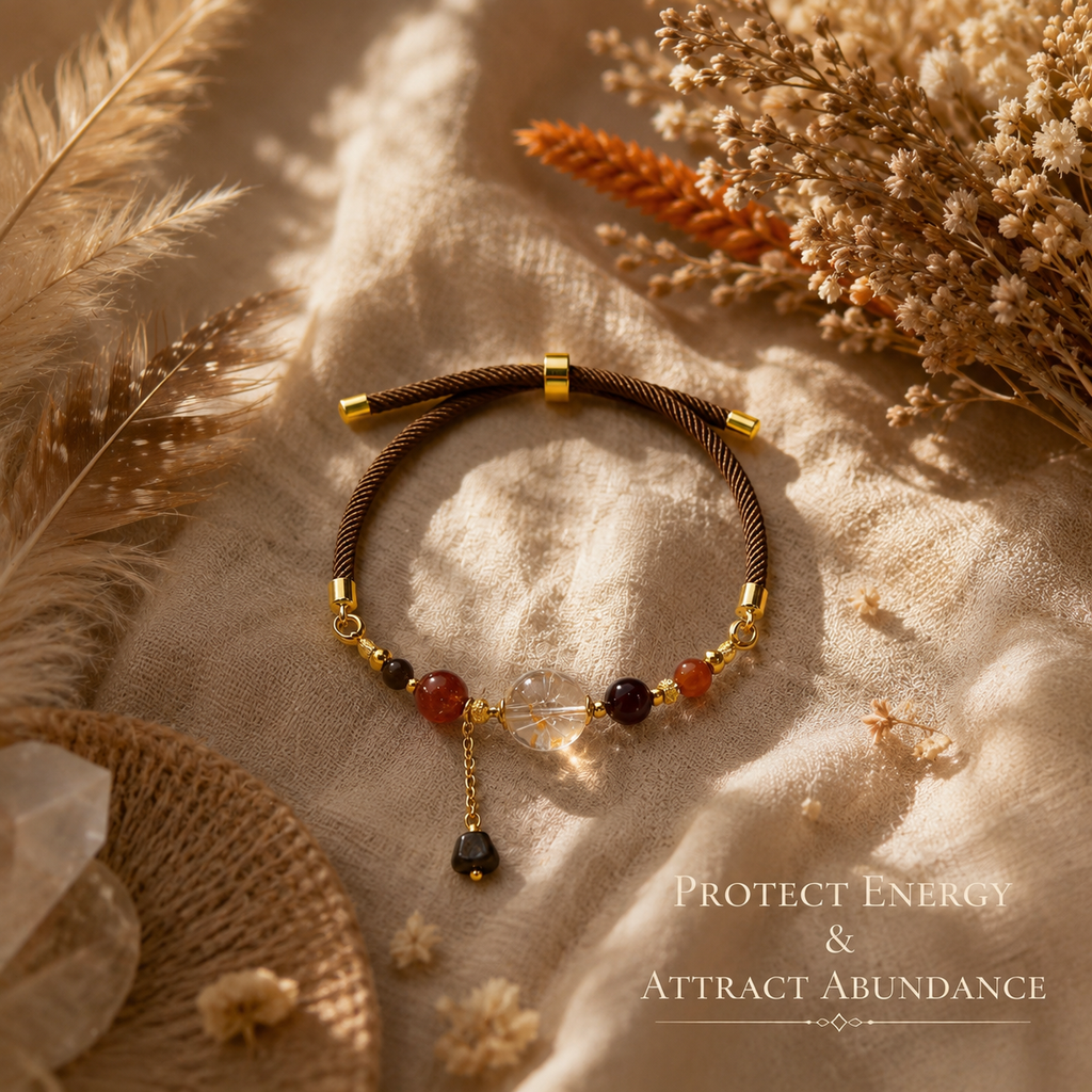 Rutilated Quartz Bracelet / DIY