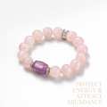 Gentle Rose Quartz・Amethyst Bracelet