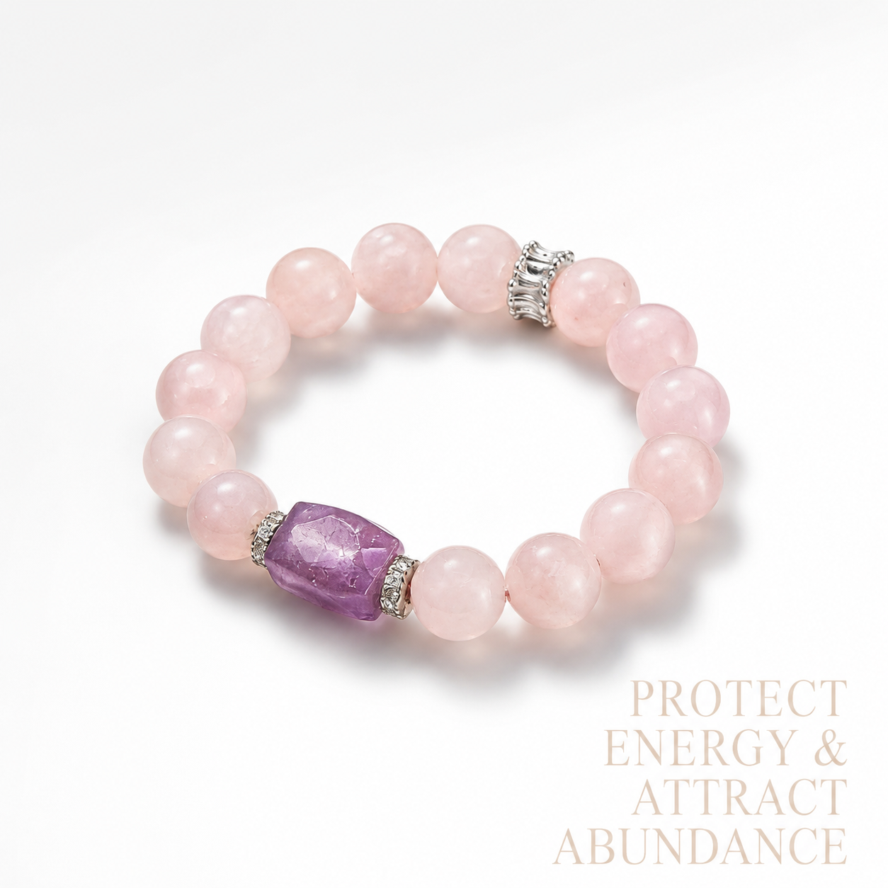 Gentle Rose Quartz・Amethyst Bracelet