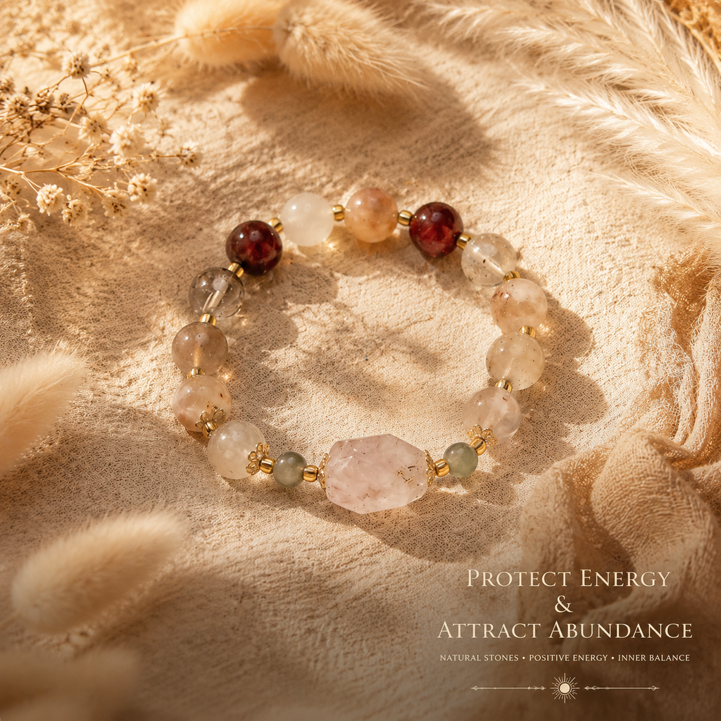 Warm Light Multicolor Gemstone Bracelet