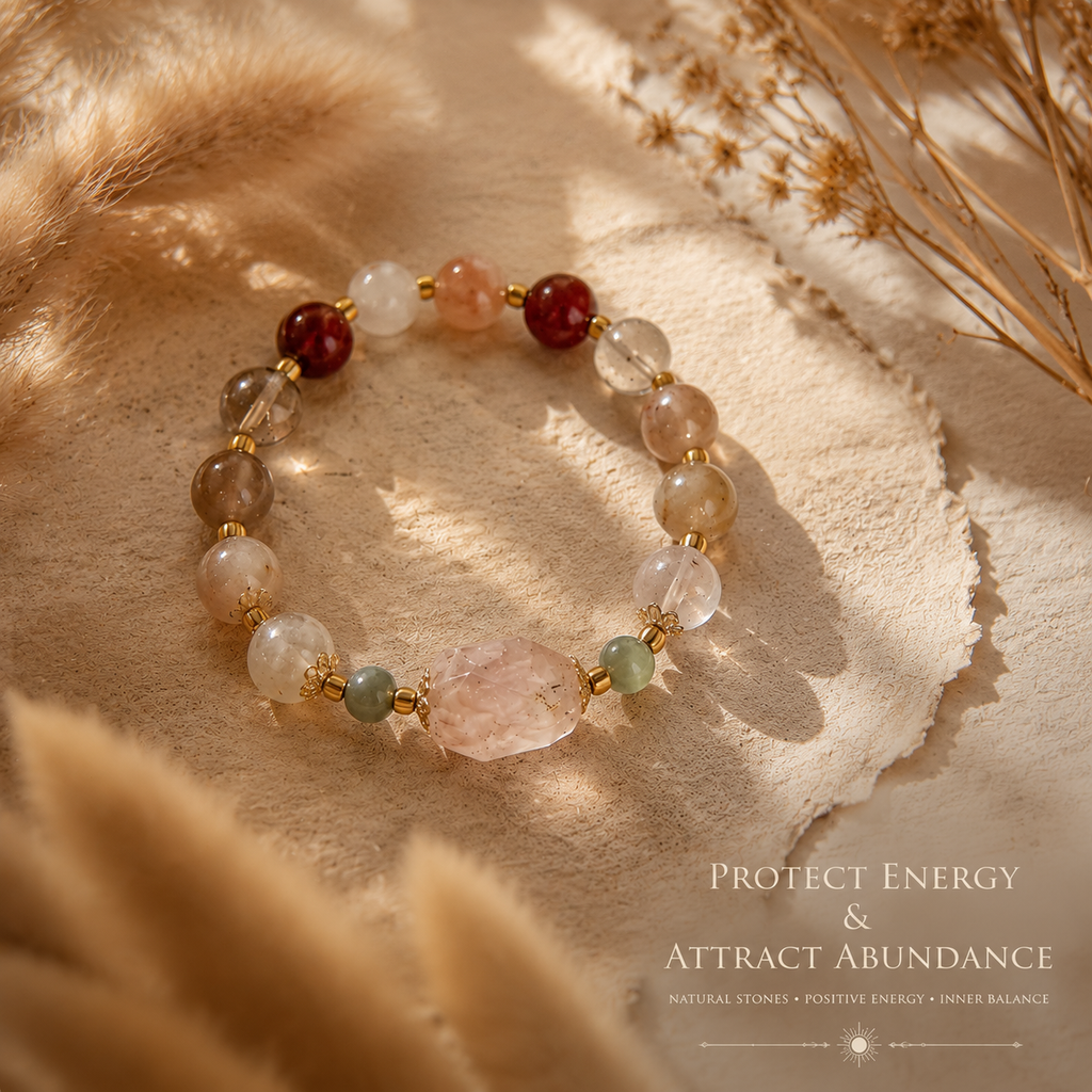 Warm Light Multicolor Gemstone Bracelet