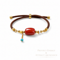 DIY Red Agate Bracelet