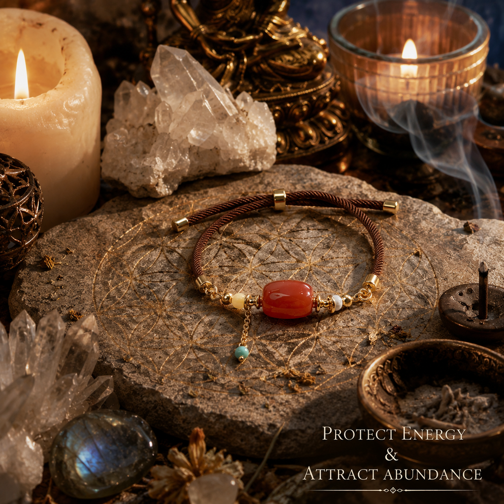 DIY Red Agate Bracelet