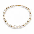 Vintage Pearl Necklace with Magnetic Clasp