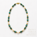 Turquoise Agate Pearl Necklace