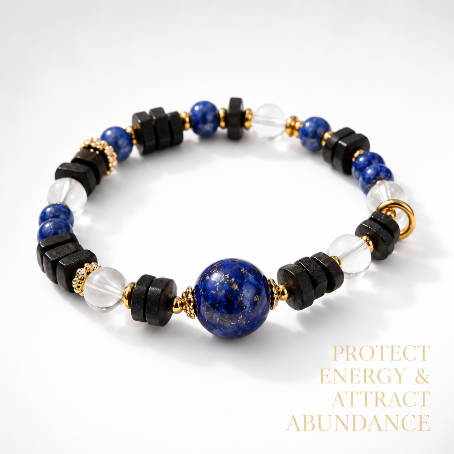 Natural Lapis Lazuli Beaded Bracelet | Made to Order