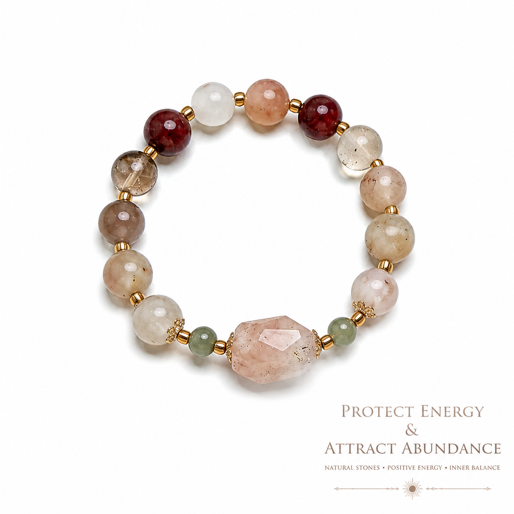 Warm Light Multicolor Gemstone Bracelet